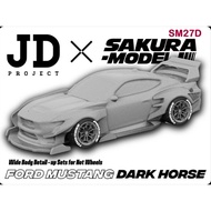 Body Kit for Hot Wheels Ford Mustang Dark Horse SM27D Diecast 1/64 FREE BONUS