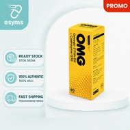OMG Omega-3 Fish Oil + Coenzyme Q10 CoQ10 60 Capsules | Food Supplement
