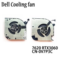 CPU & GPU Graphics Cooling Fan Replacement for Dell Inspiron 16 Plus 7620 with RTX 3060  CN-0V7P3C
