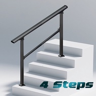 CANAAN ราวบันได สีดำ เหมาะสำหรับบันไดทางลาด ราวกั้นเหล็ก ( เคลือบกันสนิม ) ท่อกลม และ ท่อเหลี่ยม 2-5