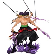 One Piece Roronoa Zoro Figure - Asura / Nine Swords Style (30cm Large Size) - Battle Scene Statue