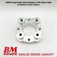 SH033 BM Power Y15 / Y16 CNC Racing Sprocket Hub Adapter (V5) for Forged Rim Open Hub Custom Hub (4 