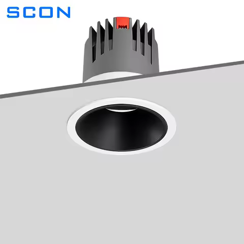 SCON 7W/10W/20W Led Recessed Spotlights Ceiling Downlight Living Room Bedroom Modern Ceiling Light F
