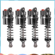 4Pcs Aluminium Alloy 90Mm Absorber Shocks For 1/10 Scale Rc Rock Crawlers  Scx10 D90 Truck