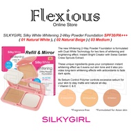 *SILKYGIRL* Whitening 2-Way Powder Foundation SPF 30/PA+++ ( Mirror ), ( Refill )