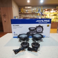 SPEAKER ALPINE S2-S40C 2 WAY SPLIT COMPONENT 4 INCH DEALER RESMI -Megavia Store