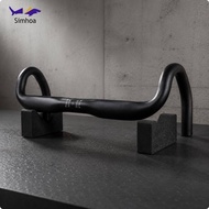 [Simhoa] Dropbar Road Bike Handlebar Aluminum Internal Cable Route Classic Handlebars Integrated Rac