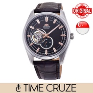 [Time Cruze] Orient RA-AR0005Y Automatic Open Heart Brown Leather Strap Men Watch RA-AR0005Y10B