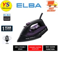 ELBA Steam Iron ESI-H2223C(VL) / ESI-1196P / ESI-N1852(PP)- Dry, Steam & Spray Function