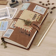Ready Stock Art Garbage Handbook TN Book A6 Travel Diary Travel Record Stamp Book Notepad Retro Port