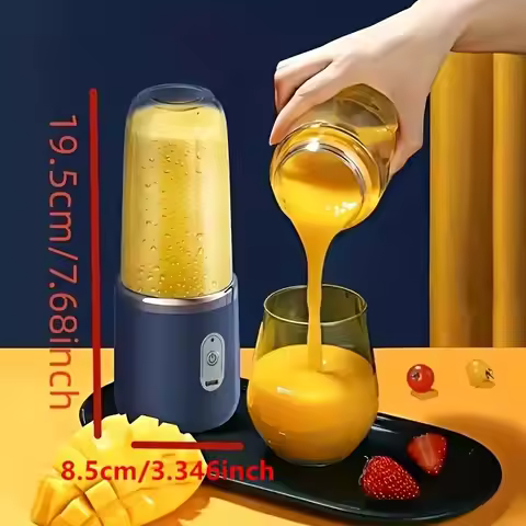 Portable Blender Bottle Electric 6 Blades Multifunction Juice Blender Fresh Juice Smoothie Blender I
