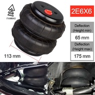 FANMAODZ 2E6X6 Air suspension Double convolute rubber airspring/airbag shock absorber FD70-13