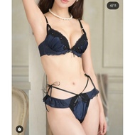 Japan Loveran Underwear Set Sexy Push-Up Bra 75B-F80/85BCD 3 Colors