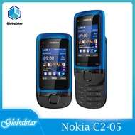 สำหรับ Nokia C2-05แบรนด์ใหม่โทรศัพท์มือถือเดิมโดยไม่ต้องล็อค Nokia C2-05เลื่อนบลูทูธรับประกัน1ปีจัดส