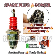 Spark Plug 3 Kepala Senang Hidup Mesin Rumput Mesin Tebang Pokok Hand Blower Sprayer Brush Cutter Chain Saw Heavy Duty
