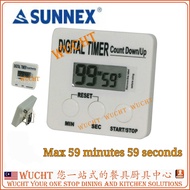 【WUCHT】SUNNEX LCD DIGITAL KITCHEN TIMER / SUNNEX DIGITAL TIMER 59 Minutes / DIGITAL COUNT DOWN COUNT