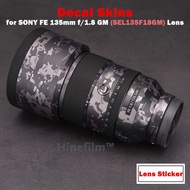FE135 F1.8 G Master / 135 1.8GM Lens Premium Decal Skin para sa SONY FE 135mm f/1.8 GM E-Mount Lens