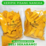 READY KERIPIN PISANG ASIN BERAT BERSIH 250 GRAM KUNING