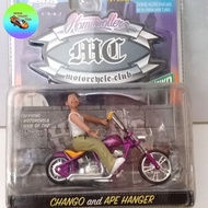 JADA Diecast worth 1:24 Homierollers Motorcycle Club Cango and Ape Hanger