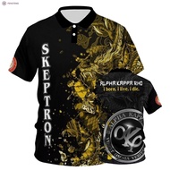 skeptron international Japan council - I BORN,I LIVE,I DIE,ALPHA KAPPA RHO 51st anniversary 3d polo 