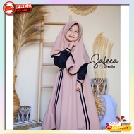 PUTIH Gms Amk Muslimah Latest 2024 Children Gamis Hari Raya Clothes Kids Gam Jubah Anaj Ganis Ank Pr