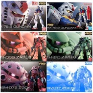 不同價⚠️RG 1/144 Gundam 高達 Real Grade    ⭕SOLD⭕$130 連水貼⚠️紅渣古 紅彗星馬沙 Zaku II MS-06S⭕$120 Zaku II MS-06F 綠