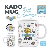 Best Employee Mug – Best Employee Award Premium Gift Box + Greeting Card