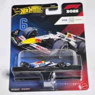 HOT WHEELS VISA CASH APP RACING BULLS FORMULA 1 TEAM (6) SERIES F1 2025