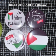 Button Badge Free Palestine Size 58mm | Free Palestine Button Badge