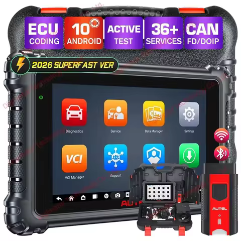 Autel MaxiCOM MK906PRO MK906S PRO Car Diagnostic Tools, Automotive OBD2 Scanner, ECU Coding, 3000+ T