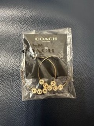Coach 大圈耳環
