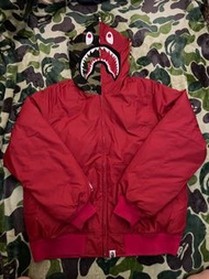 a bathing ape bape 鯊魚 羽絨 外套