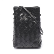 【二手】Bottega Veneta BOTTEGA VENETA肩背包 827676V3IV08425 黑色皮革女背包（全新）
