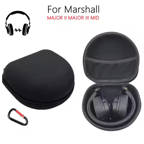 EVA Storage Bag for Marshall Monitor MIDanc MAJOR II Headphone Storage Pouch for Marshall Monitor MI