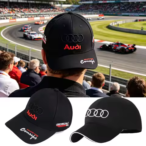 Car Baseball Cap Cotton Embroidered Snapback Suitable For DAudi Sline A4 A1 A3 A6 A5 A7 A8 Q3 Q5 Q7 