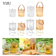 [YIJU] Beverage Dispenser Cold Water Jug with Faucet Cold Kettle, Sturdy Beverage Dispenser Containe