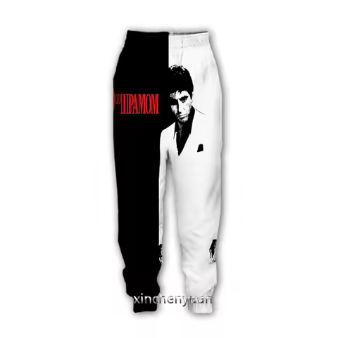 New Unisex Scarface Art 3D Print Causal Clothing Fashion Men Women Hip Hop Pants Plus Size S-7XL Tro