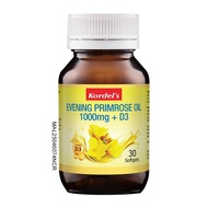KORDEL'S Evening Primrose Oil 1000mg + Vitamin D3 30s