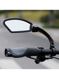 左側鏡自行車後視鏡登山車高清後視鏡電動車可調整平面鏡戶外騎乘配件