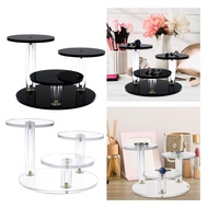 [lzdjlmy3c7] Round Acrylic Display Riser Stand, 3 Tier Acrylic Display Stands for Action