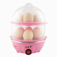 Egg Boiler Multi-functional Home  Kitchen Electric Device Taste Steamed Buns Corn Safe Automatic Power Off Double-deck Stainless Steel Steamed Bowl Steamed RackLunch BoxElectric Cooker Cooks ZD03