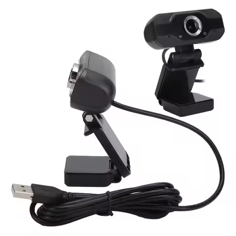 Durable 1080P Web Camera Built in Microphone Plug and Play Desktop Computer Camera PC Webcam Online 