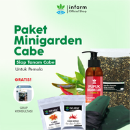 Paket Minigarden Cabai Berkebun Siap Tanam POC Cabai Media Tanam Polybag 2 Benih