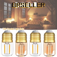 BRSELLER LED Light Bulb, Incandescent E26 E27 T28 Crystal Light Bulb,  2200K 1W Candle Candle Bulb L