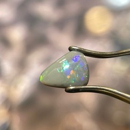 Natural Precious Opal (Black Opal) Loose Stone 0.91 Ct [Keelung Carat Multicolor Stone]