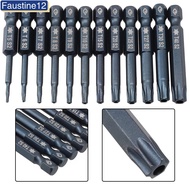 [FUTN]1pc 50mm Blue Magnetic Torx Screwdriver Bits Set Electric Screwdriver T5-T40