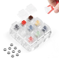 Kailh BOX Switch Tester Mechanical Keyboards Retooled Sampler 9-Key Switch Testing Tool, with Keycap