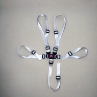 Baby Stroller 5-point Safety Belt Child Dining Chair Seat Five-point Safety Belt Fixed Belt Strap