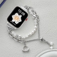 Pearl Chain Huawei Watch Fit 3 Strap Chain Metal Huawei Watch Fit3 Strap Metal Huawei Fit 3 Strap Wa