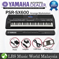 Yamaha PSR-SX600 61 Key Arranger Workstation Keyboard Basic Package (PSRSX600 PSR SX600)
